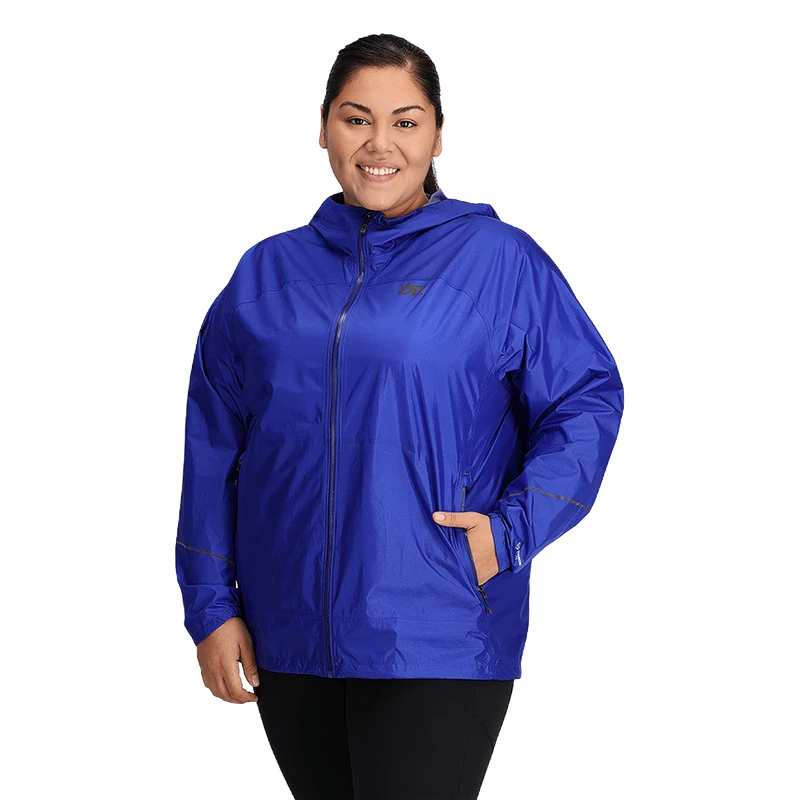 Outdoor Research Helium Rain Jacket - Plus - Women's 7 Outdoor Research Helium Rain Jacket - Plus - Women's - Image 5