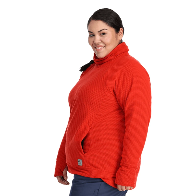 Outdoor Research Trail Mix Cowl Pullover - Plus Size - Women's 4 Outdoor Research Trail Mix Cowl Pullover - Plus Size - Women's - Image 2