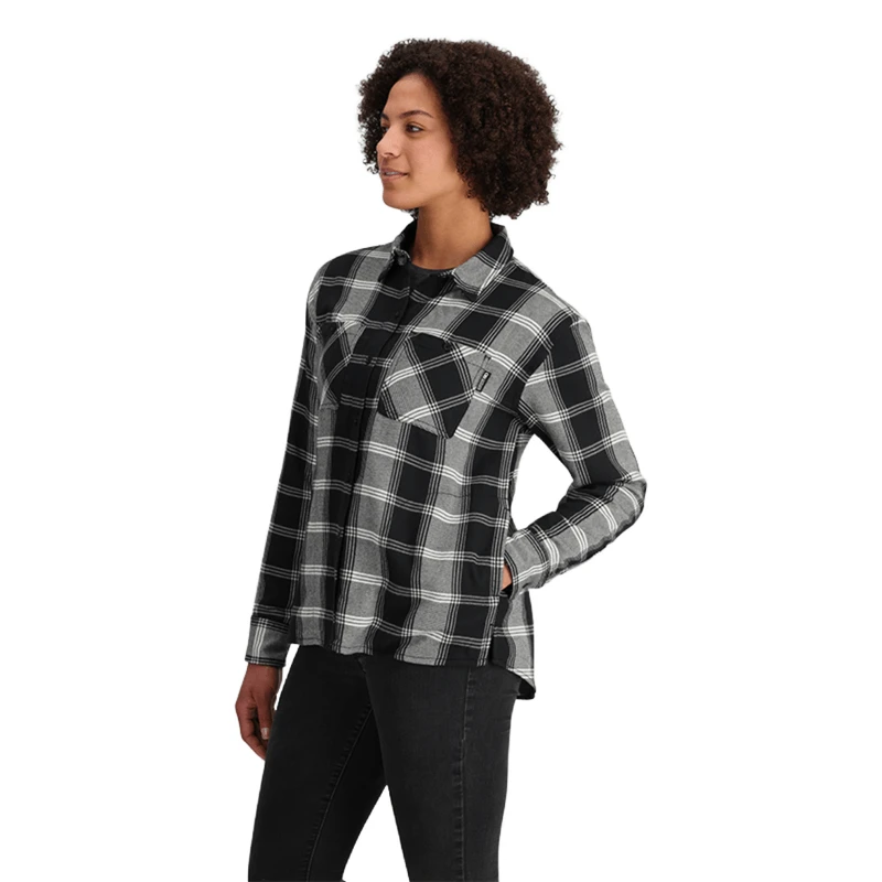 Outdoor Research Feedback Flannel Twill Shirt - Women's 4 Outdoor Research Feedback Flannel Twill Shirt - Women's - Image 2