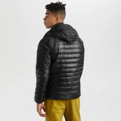 OUTDOOR RESEARCH Men's Helium Down Hoodie Jacket -Outdoor Research 2075242 001 alt2