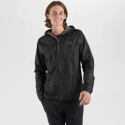 OUTDOOR RESEARCH Men's Helium Rain Jacket -Outdoor Research 2077263 001 alt2