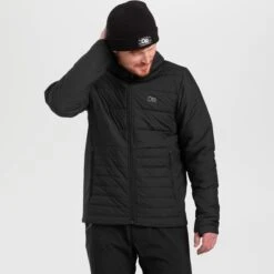 OUTDOOR RESEARCH Men's Shadow Insulated Hoodie Jacket -Outdoor Research 2080960 001 alt3