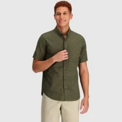 OUTDOOR RESEARCH Men's Rooftop Short-Sleeve Shirt -Outdoor Research 2085983 315 alt1