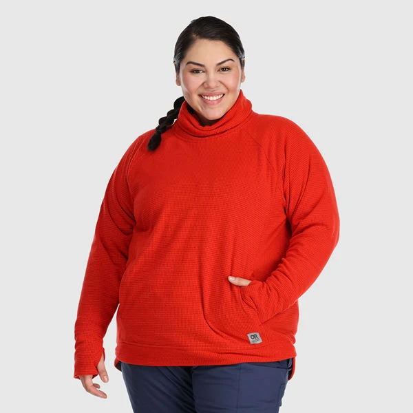 OUTDOOR RESEARCH Women's Trail Mix Cowl Pullover-Plus 4 OUTDOOR RESEARCH Women's Trail Mix Cowl Pullover-Plus - Image 2