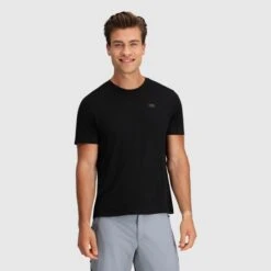 OUTDOOR RESEARCH Men's Alpine Onset Merino 150 Baselayer Tee -Outdoor Research 2088099 001 alt1