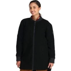 Outdoor Research Juneau Sherpa Fleece Coat - Women's -Outdoor Research BLA 1