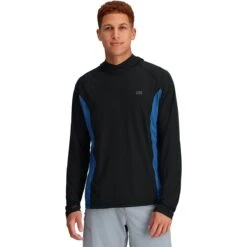Outdoor Research Echo Hooded Long-Sleeve Shirt - Men's -Outdoor Research BLACLABLU