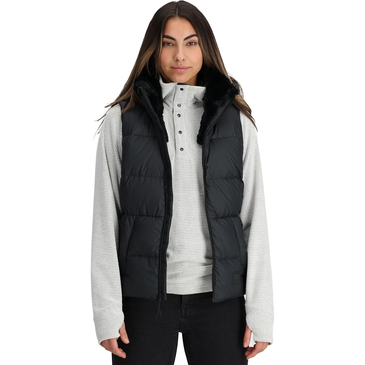 Outdoor Research Coldfront Hooded Down Vest II - Women's 6 Outdoor Research Coldfront Hooded Down Vest II - Women's - Image 4