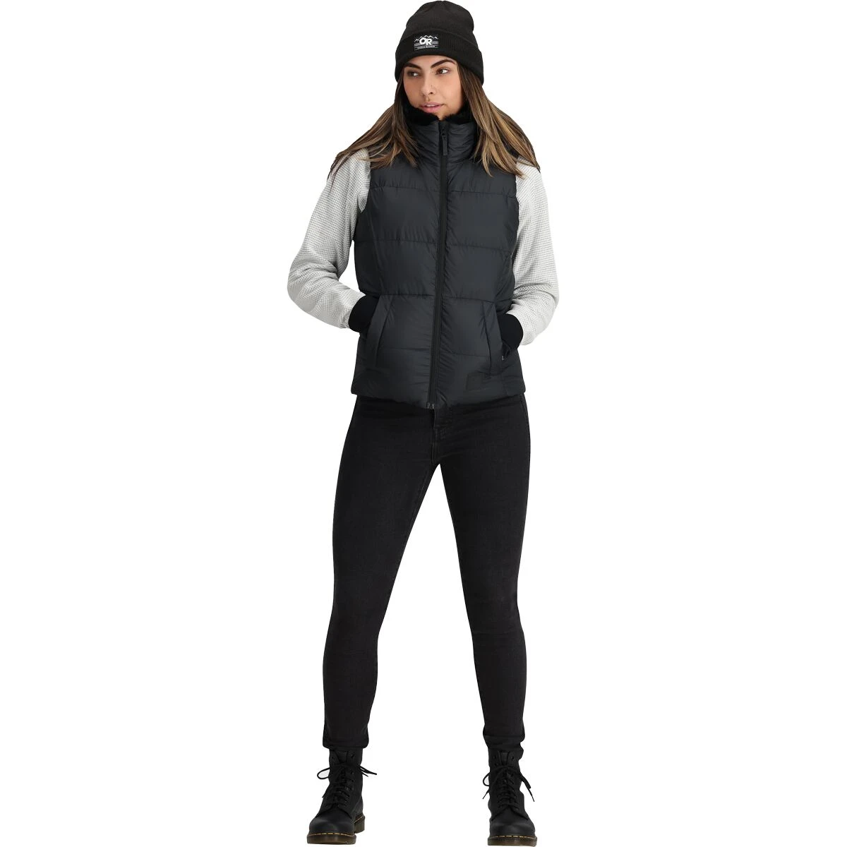 Outdoor Research Coldfront Hooded Down Vest II - Women's 9 Outdoor Research Coldfront Hooded Down Vest II - Women's - Image 7
