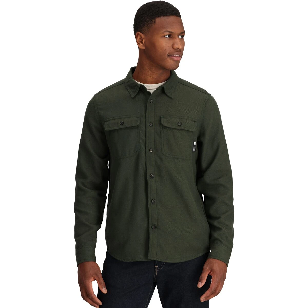 Outdoor Research Feedback Flannel Twill Shirt - Men's 4 Outdoor Research Feedback Flannel Twill Shirt - Men's - Image 2