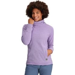 Outdoor Research Trail Mix Cowl Pullover Fleece - Women's -Outdoor Research LAVA