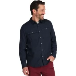 Outdoor Research Feedback Flannel Shirt - Men's -Outdoor Research NAVBLU 26