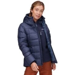 Outdoor Research Coldfront Down Hooded Jacket - Women's -Outdoor Research NAVBLU 40