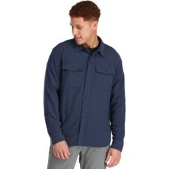 Outdoor Research Trail Mix Shirt Jacket - Men's -Outdoor Research NAVBLU 42