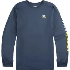 Outdoor Research Lockup Chest Logo Long-Sleeve T-Shirt - Men's 9 Outdoor Research Lockup Chest Logo Long-Sleeve T-Shirt - Men's -Outdoor Research NAVBLULAR D1