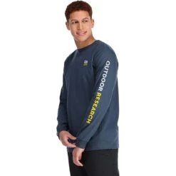 Outdoor Research Lockup Chest Logo Long-Sleeve T-Shirt - Men's 8 Outdoor Research Lockup Chest Logo Long-Sleeve T-Shirt - Men's -Outdoor Research NAVBLULAR D2