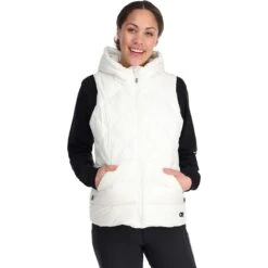 Outdoor Research Coldfront Hooded Down Vest - Women's -Outdoor Research SNO 1